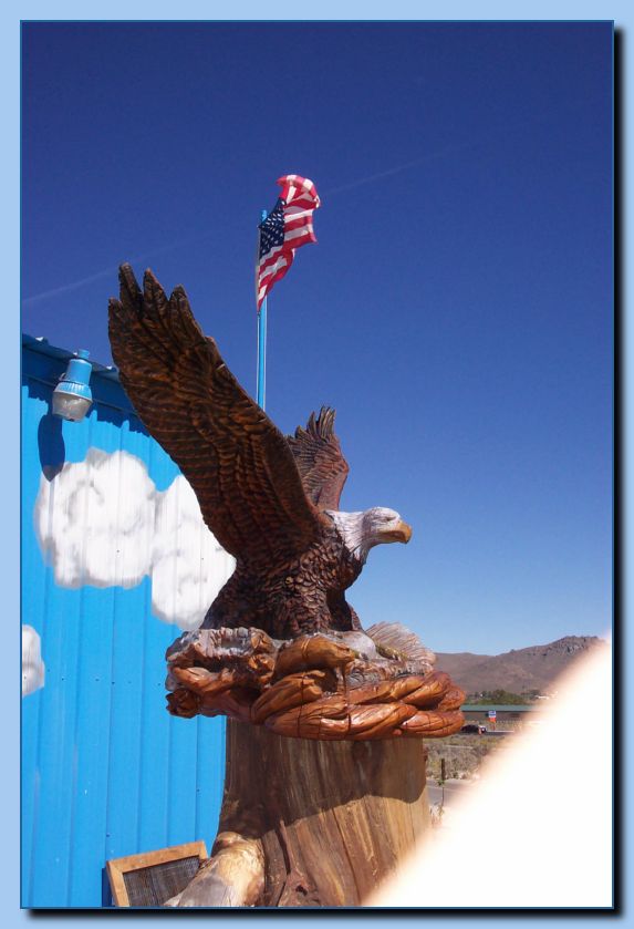 2-15 eagle with wings out, attached -archive